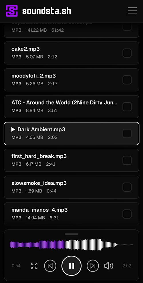 Personal Music Stash